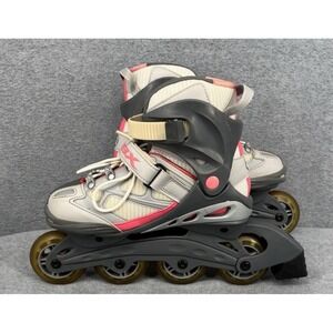 DBX Recruit Inline Skates Mothership Wheels Women's Size‎ 7 Pink Gray